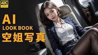 「AI绘画图」性感美女 | 空姐写真集 | girl lookbook | | 룩북 | 그림 | 画像生成 | swimsuit look 수영복 룩, AI ART, | 老王的魔都生活