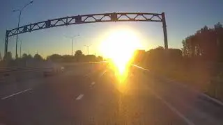Движение на автомобиле из пос.Боровский до леса/Traffic by car from Borovsky to forest