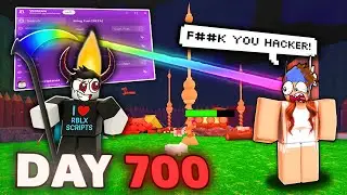 Using HACKS to TROLL TOXIC PLAYER in 99 Nights in the Forest!