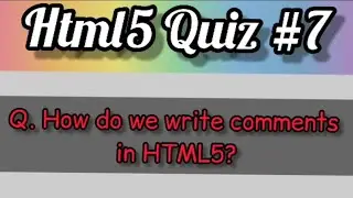 HTML5 Question || HTML5 Question for Any Exam || HTML5 Interview Question 