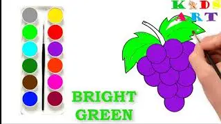 Learning colors with vegetable - Kids Art