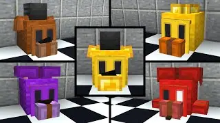 Building Every FNAF 1 Animatronic in Minecraft! (Java Edition)