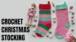 How to Make an Easy Crochet Puff Stitch Stocking- Free Pattern for Beginners