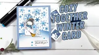 Winter Wonderland Card Making | OLO Marker Coloring | Simon Says Stamp