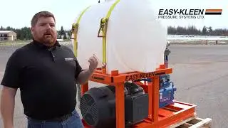 22 GPM @10,000 PSI - Cold Water Blast Stationary System - Easy-Kleen