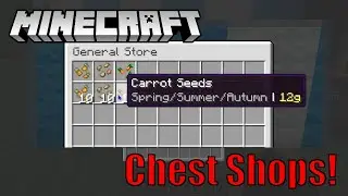 Chest Item Shops in Minecraft - 1.16.2 | Datapack Concept
