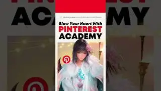Say hello to the newly launched FREE e-learning platform 👉 Pinterest Academy! 