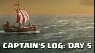 NEW SHIP || LAND||CLASH OF CLANS CAPTAIN'S LOG DAY 5!!