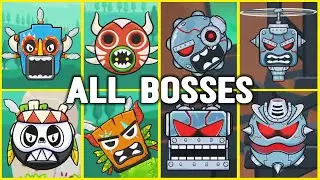 Red Ball 6 All Bosses Gameplay (Android, IOS)