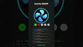 Create a Cooling Fan Animation Using HTML, CSS, and JavaScript | Beginner Tutorial  