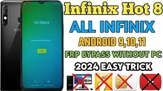 2025: Infinix HOT 8 (X650C) FRP LOCK/GOOGLE ACCOUNT BYPASS (Without PC)New Method 🔥🔥