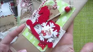 Скрапбукинг / обзор / новогодние шоколадницы