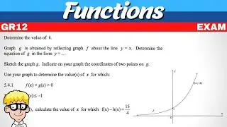 Functions  Grade 12 Exam Questions