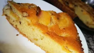 ب2 بيضات فقط اسهل وأروع ما يمكن ليك توجدي للكوتي كيكة أو طارت الخوخ خفيفة وهشيشة 🍑 Peach cake