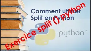 Exercices la fonction split en Python