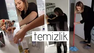 TEMİZLİK ZAMANI! | Makyaj & Giyinme Odamı Temizliyorum!