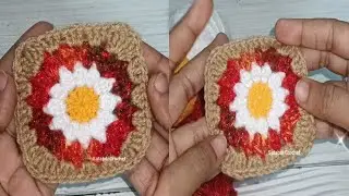 Crochet ganny square || Satabdi Crochet || With english subtitles available 