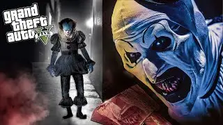 Terrifier Falls in LOVE With PENNYWISE The Clown in GTA 5 RP