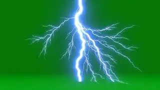 Lightning Green Screen | Thunder Effect Animation Overlay