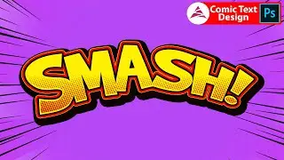Comic Text Design |  Photoshop Editing Tutorial [2020]