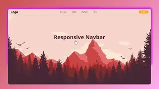 Create a Responsive Navbar using CSS and HTML