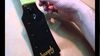 Robin Zander's '58 Gibson Les Paul Junior - Headstock Restoration by the master, Phillip Crabtree