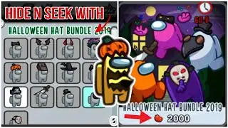 among us hide n seek with all Halloween 2019 bundle Hats
