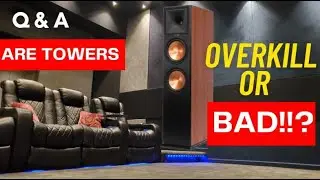 Towers as Surrounds / Rears for Home Theater |  Towers vs Bookshelves | Home Theater Gurus Setup
