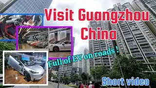 China EV cars learning trip short video