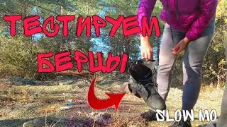 🟡 БЕРЦЫ КРАШ ТЕСТ. Выдержат ли? Замедленная съемка.