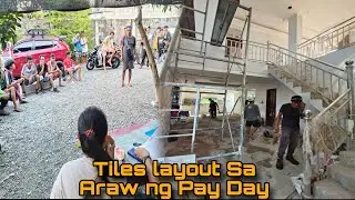 Tiles layout sa mga Project gamit ang 120x20 at 60x60 + Pay day na!