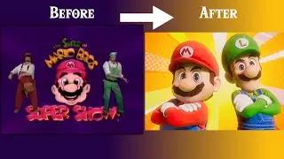 The new Mario Bros movie trailer is a reference to The Super Mario Brothers Super Show