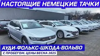 ВЕСНА 2025 ЦЕНЫ НА АУДИ ШКОДА ФОЛЬКСВАГЕН В ГЕРМАНИИ. Автомобили с пробегом в разных странах.