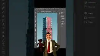 How to extend an object or a building   Short Photoshop Tutorial 2022