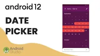 How to CREATE a DATE PICKER in your ANDROID STUDIO APP | 