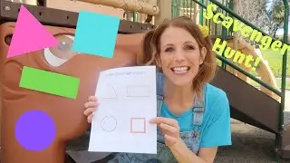 Learn Colors and Shapes! | Fun Scavenger Hunt!