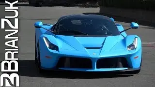 Matte Blue Ferrari LaFerrari