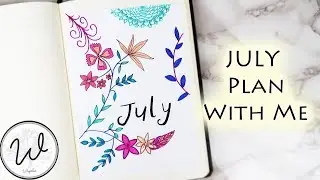 JULY PLAN WITH ME - Bullet Journal