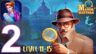 Manor Matters Gameplay Walkthrough -  Study Room Day 2: Level 11-15 (iOS, Android)