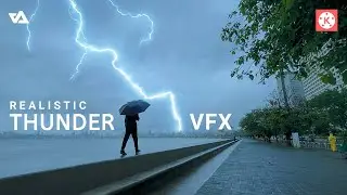 Realistic thunder effect editing ⛈️ KineMaster | ZarMatics