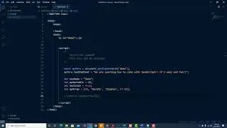 JavaScript Variables and Operators