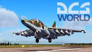 🔴[DCS] Запуск и взлет СУ-25Т//Обучение//DCS World 2.9