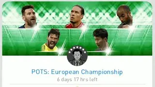 POTS European Championship Box draw. Thunder black Ball