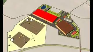 Строительство индустриально-складского комплекса в пос. Дорохово Московской области.