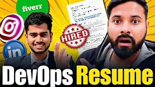 This Fresher Resume For DevOps Engineering Got Selected in MNC 🔥
