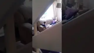 Spy cam he didn't even recognize