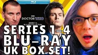 NEW Doctor Who Series 1-4 Blu ray! 18 Discs & Region B!