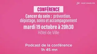 Octobre rose : Podcast de la conférence de l'association Souffle Rose sur le cancer du sein