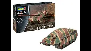Обзор,что в коробке Jagdpanther Revell масштаб 1/72