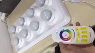 2 4G RF Remote Control Lamp